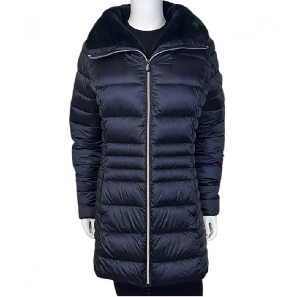 SAVE THE DUCK Women's Navy Puffer Jacket